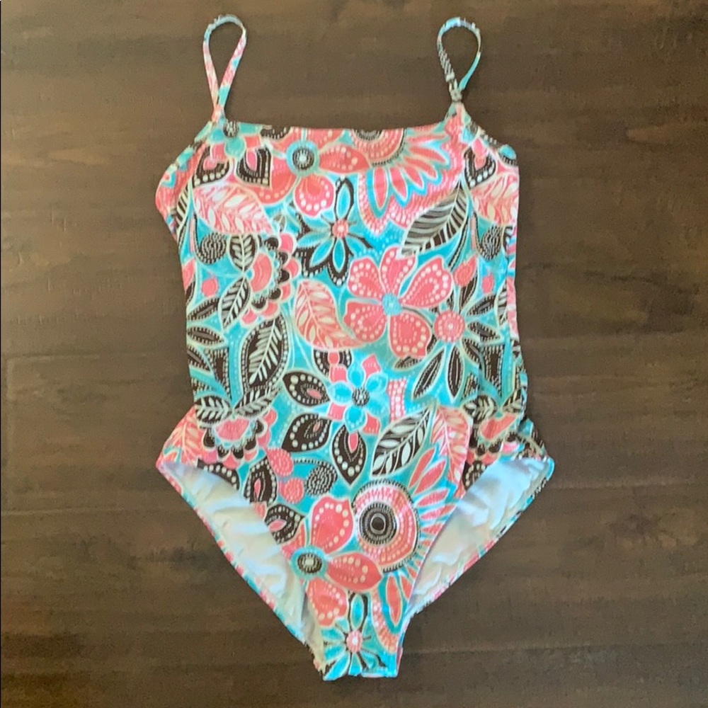 BoHo print spaghetti strap one piece